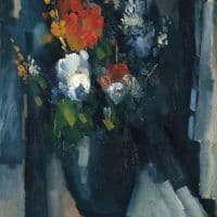 Maurice De Vlaminck Bunch Of Flowers C. 1909 Hand Painted Reproduction