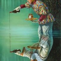 Michael Cheval Alter Ego Convention 2018 Hand Painted Reproduction