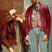 Morris Kantor The Brothers 1934 Hand Painted Reproduction