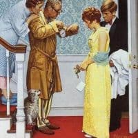 Norman Rockwell Late Hand Painted Reproduction