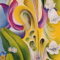 O Keeffe From The Old Garden No 2 Hand Painted Reproduction