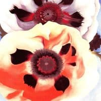 O Keeffe Poppies Hand Painted Reproduction