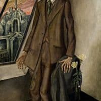 Otto Dix Der Dichter Iwar Von Lucken Hand Painted Reproduction