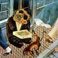 Otto Dix Match Seller 1920 Hand Painted Reproduction
