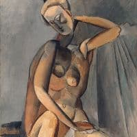 Pablo Picasso Nude 1909 Hand Painted Reproduction