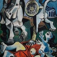 Pablo Picasso The Rape Of The Sabine Women 1963 Hand Painted Reproduction