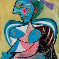 Pablo Picasso Woman From Arles Lee Miller 1937 Hand Painted Reproduction