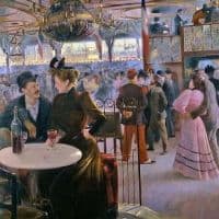 Paul Hoeniger Moulin De La Galette Paris 1894 Hand Painted Reproduction