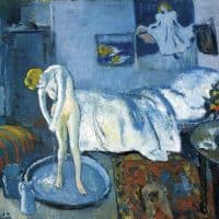 Picasso A Blue Room A Tub Hand Painted Reproduction