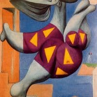 Picasso Bather With Beach Ball Hand Painted Reproduction