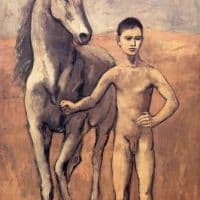 Picasso Boy Leading A Horse Hand Painted Reproduction