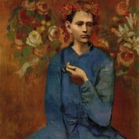 Picasso Boy With A Pipe Hand Painted Reproduction