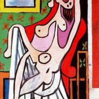 Picasso Large Nude In Red Armchair Hand Painted Reproduction
