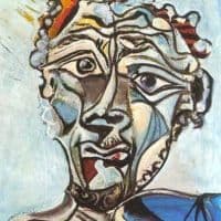 Picasso Man Head 1971 Hand Painted Reproduction