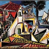 Picasso Mediterranean Landscape Hand Painted Reproduction