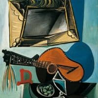Picasso Still Life With Guitar 1942 Hand Painted Reproduction