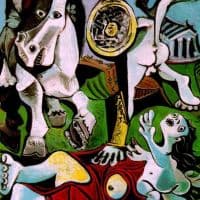 Picasso The Abduction Of The Sabines Hand Painted Reproduction