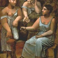 Picasso Three Women At The Fountain Hand Painted Reproduction