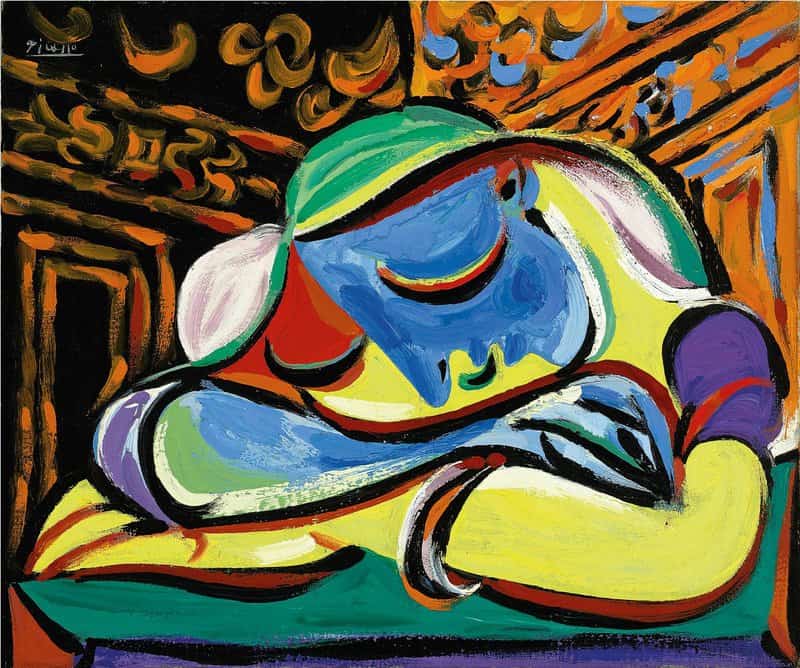 Picasso Young Woman Sleeping Hand Painted Reproduction museum quality