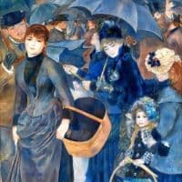 Pierre-auguste Renoir The Umbrellas 1881 Hand Painted Reproduction