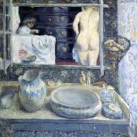 Pierre Bonnard Mirror In The Dressing Room Before 1947 Hand Painted Reproduction