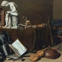 Pieter Claesz Vanitas Still Life With The Spinario 1628 Hand Painted Reproduction
