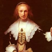 Rembrandt Agatha Bas Hand Painted Reproduction