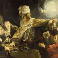 Rembrandt Belshazzar S Feast Hand Painted Reproduction