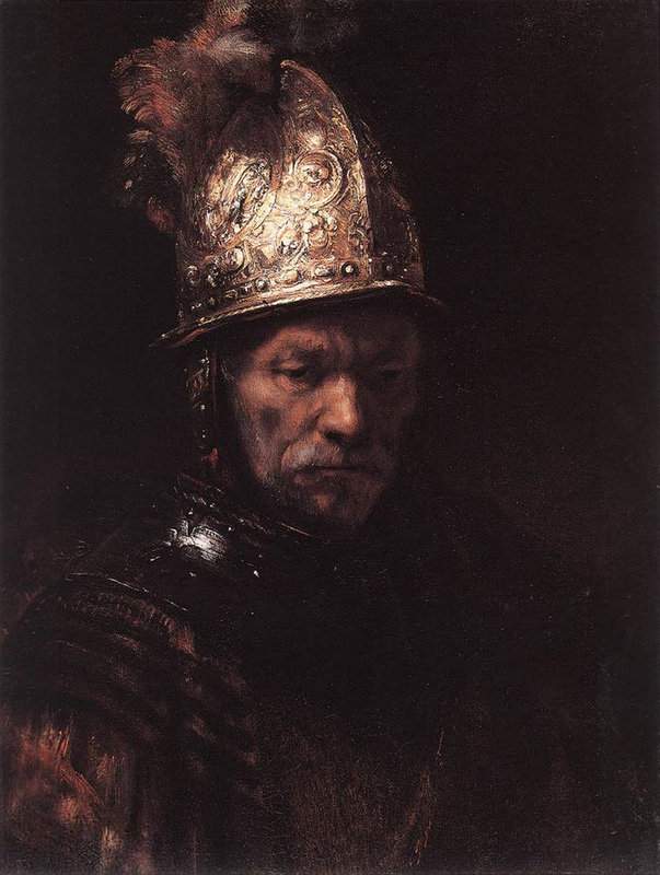 Rembrandt The Man With The Golden Helmet Hand Painted Reproduction museum quality