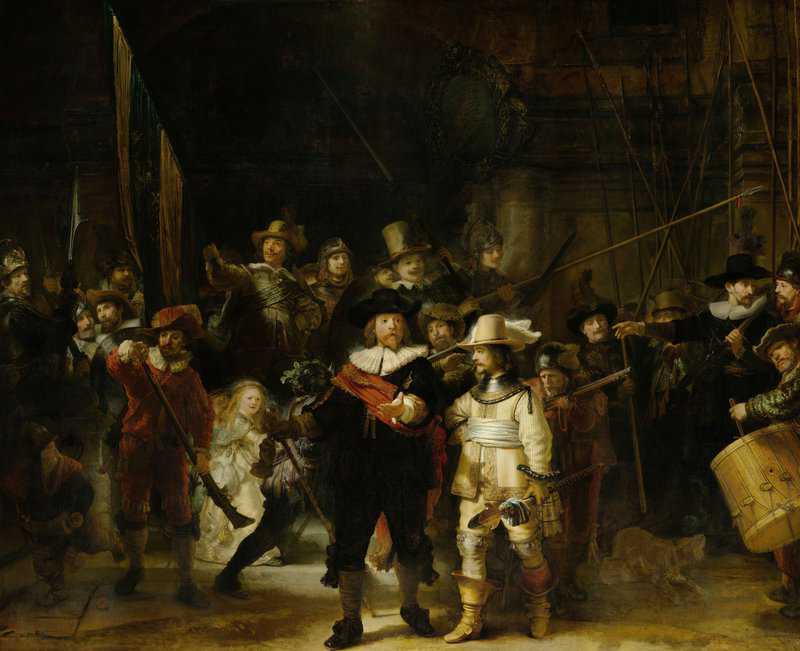 Rembrandt The Night Watch Hand Painted Reproduction museum quality