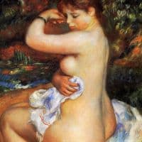 Renoir After The Bath Hand Painted Reproduction