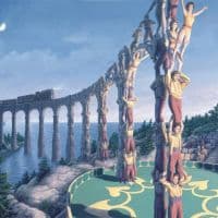 Rob Gonsalves Acrobatic Engineering Hand Painted Reproduction