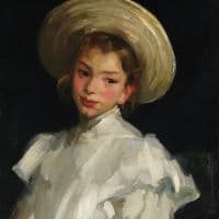 Robert Henri Dutch Girl In White 1907 Hand Painted Reproduction
