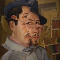 Ron Blumberg The Broken Mirror 1936 Hand Painted Reproduction