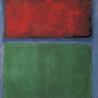 Rothko Earth And Green Hand Painted Reproduction
