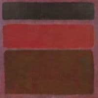 Rothko No 16 - Red Brown And Black Hand Painted Reproduction