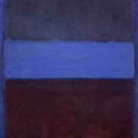 Rothko No 61- Rust And Blue Hand Painted Reproduction