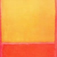 Rothko Ochre And Red On Red - 235x162 Cm Hand Painted Reproduction