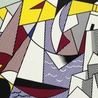 Roy Lichtenstein Sailboats 1973 Hand Painted Reproduction