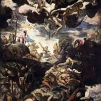 Tintoretto The Brazen Serpent 1576 Hand Painted Reproduction