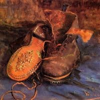 Van Gogh A Pair Of Shoes4 Hand Painted Reproduction