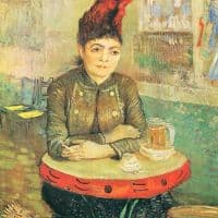 Van Gogh Agostina Segatori In The Cafe Du Tambourin Hand Painted Reproduction