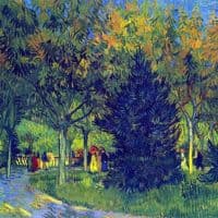 Van Gogh Allee In The Park Hand Painted Reproduction