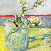Van Gogh Almond Blossom Branch Hand Painted Reproduction