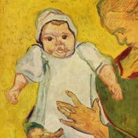 Van Gogh Augustine Roulin With Her Infant Hand Painted Reproduction