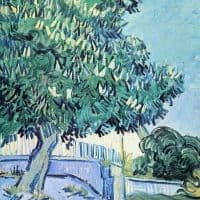 Van Gogh Blossoming Chestnut Tree 2 Hand Painted Reproduction