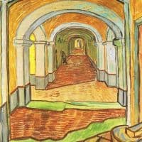 Van Gogh Corridor In Saint-paul Hospital Hand Painted Reproduction