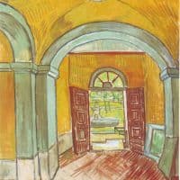 Van Gogh Entrance To The Hospital Hand Painted Reproduction