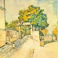 Van Gogh Entrance To The Moulin De La Galette Hand Painted Reproduction