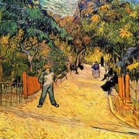 Van Gogh Entrance To The Public Park In Arles Hand Painted Reproduction